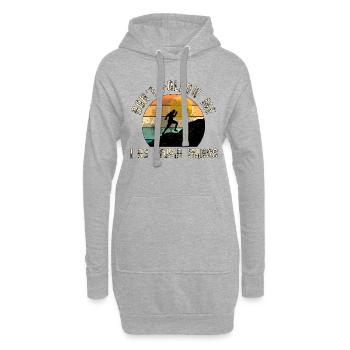 Trail Runner Running Jogging Jogger I Gift - Sweat-shirt à capuche long Femme - gris chiné - Devant
