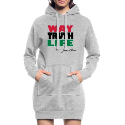 Way - Truth - Life - Jesus Shirt (UK) - Hoodie-Kleid