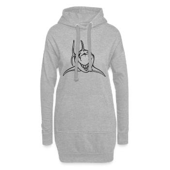 Hai - Hoodie-Kleid - Grau meliert - Vorne