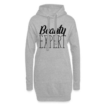 beauty expert - Hoodie-Kleid - Grau meliert - Vorne