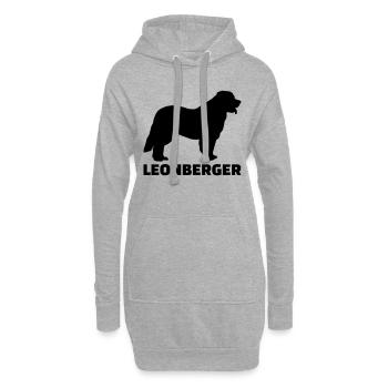 Leonberger - Hoodie-Kleid - Grau meliert - Vorne