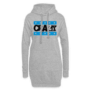Crazy - Hoodie-Kleid - Grau meliert - Vorne