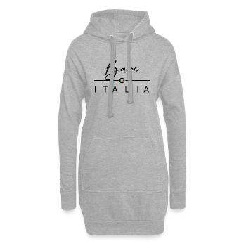 Italia - Bari - Italien - Italy - Hoodie-Kleid - Grau meliert - Vorne