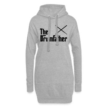 Drumfather T-Shirt Gift Idea Birthday Funny - Hoodie Dress - heather grey - Front