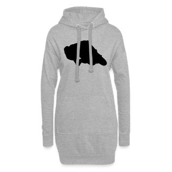 MotoGP # 1 - Sweat-shirt à capuche long Femme - gris chiné - Devant