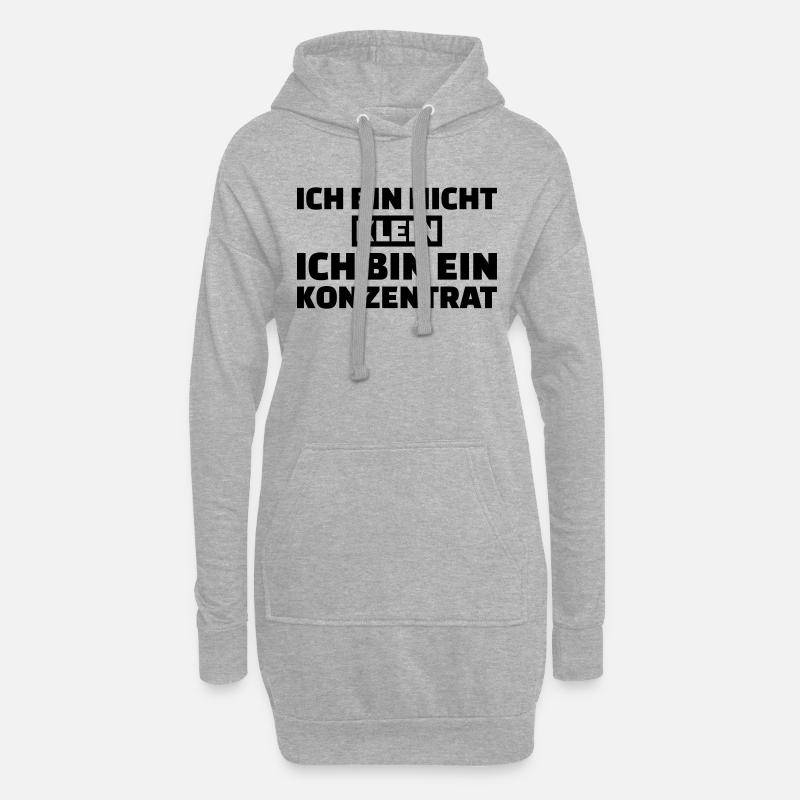Konzentrat - Hoodie-Kleid - Grau meliert