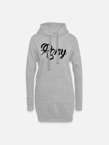 Romy - Hoodie Dress - heather grey