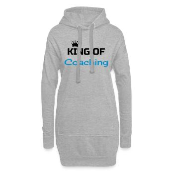 Coach / Coaching / Trainer / Sport - Hoodie-Kleid - Grau meliert - Vorne