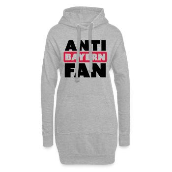 ANTI BAYERN FAN - Hoodie-Kleid - Grau meliert - Vorne