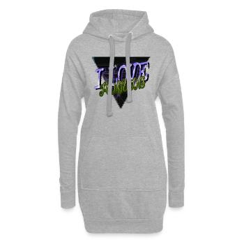 bday cute penguin sayings emperor awesome funny - Hoodie-Kleid - Grau meliert - Vorne
