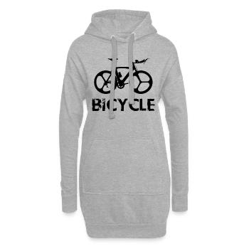Triathlon Natation Bike Run Marathon - Sweat-shirt à capuche long Femme - gris chiné - Devant