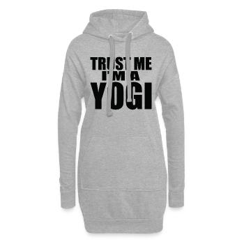 Yoga Méditation Spa Namaste - Sweat-shirt à capuche long Femme - gris chiné - Devant