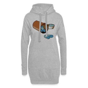 doc2 - Hoodie-Kleid - Grau meliert - Vorne