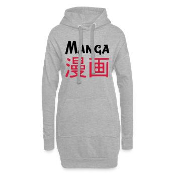 MANGA - Hoodie-Kleid - Grau meliert - Vorne
