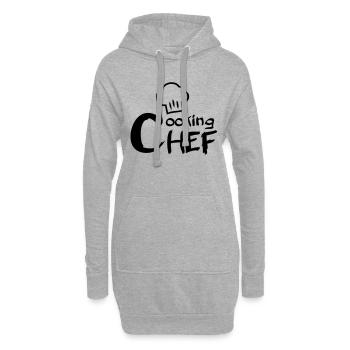 Cooking Chef - Hoodie-Kleid - Grau meliert - Vorne