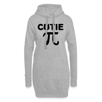 cutie pie - Hoodie-Kleid - Grau meliert - Vorne