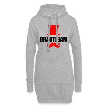 bräutigam - Hoodie-Kleid - Grau meliert - Vorne