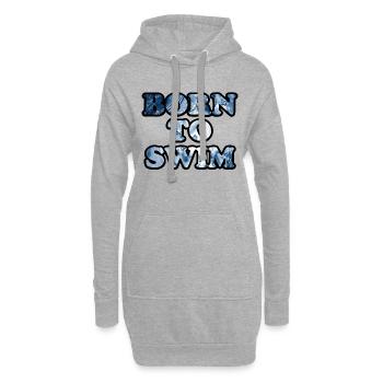 Triathlon Natation Bike Run Marathon - Sweat-shirt à capuche long Femme - gris chiné - Devant