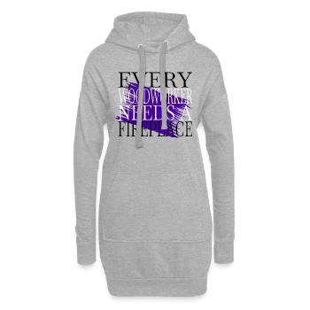 Woodworking Fun Funny Carpenter Citations - Sweat-shirt à capuche long Femme - gris chiné - Devant