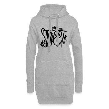Street - Hoodie-Kleid - Grau meliert - Vorne