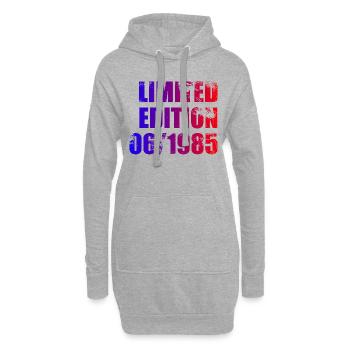 40e anniversaire Edition limitée 06/1985 - Sweat-shirt à capuche long Femme - gris chiné - Devant