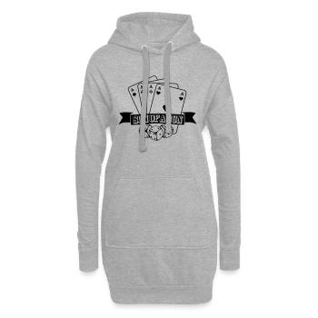 Son of a gun - Hoodie-Kleid - Grau meliert - Vorne