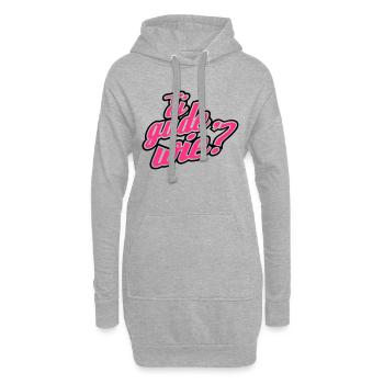 Ei gude, wie? 2C - Hoodie-Kleid - Grau meliert - Vorne