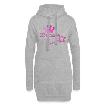 Prinzessin - Hoodie-Kleid - Grau meliert - Vorne