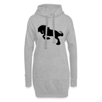 Friese - Hoodie-Kleid - Grau meliert - Vorne