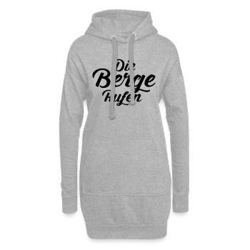 Die Berge - Hoodie-Kleid - Grau meliert - Vorne