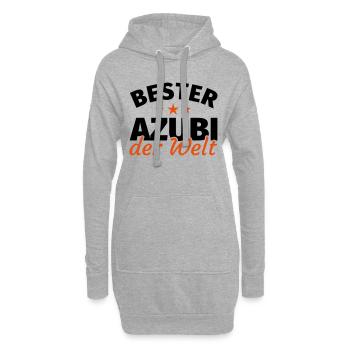 Azubi - Hoodie-Kleid - Grau meliert - Vorne