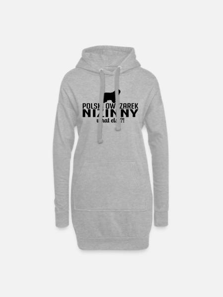 POLSKI OWCZAREK NIZINNY what else - Hoodie-Kleid - Grau meliert