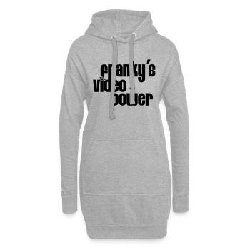 Power Video Franky - Sweat-shirt à capuche long Femme - gris chiné - Devant