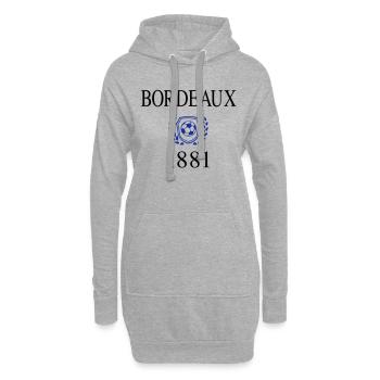Bordeaux 1881 Herkunft - Hoodie-Kleid - Grau meliert - Vorne