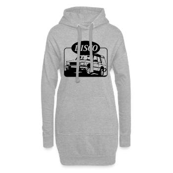 Landie Disco - Autonaut.com - Hoodie Dress - heather grey - Front