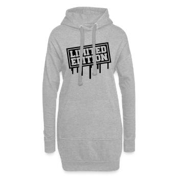 Cool Limited Edition Graffiti - Sweat-shirt à capuche long Femme - gris chiné - Devant
