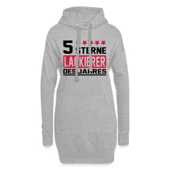 lackierer - Hoodie-Kleid - Grau meliert - Vorne