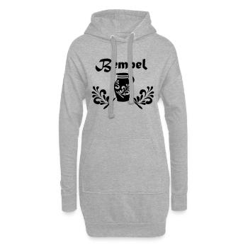 BEMBEL - Bembeltown Frankfurt Souvenirs - Hoodie-Kleid - Grau meliert - Vorne