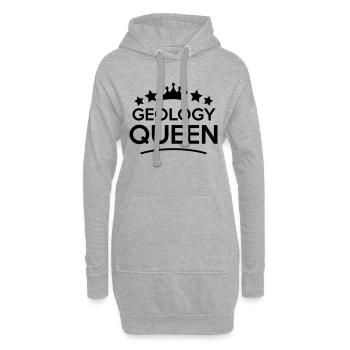 geology queen stars - Hoodie-Kleid - Grau meliert - Vorne