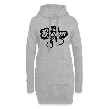junggesellen abschied - Hoodie-Kleid - Grau meliert - Vorne