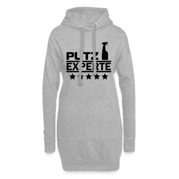 putz experte - Hoodie-Kleid - Grau meliert - Vorne