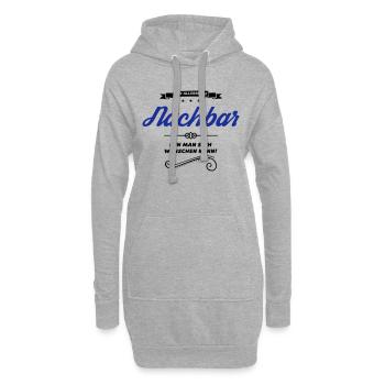 nachbar allerbeste - Hoodie-Kleid - Grau meliert - Vorne