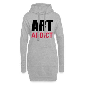 Artist / Art / Künstler / Artiste / Music / Kunst - Hoodie Dress - heather grey - Front