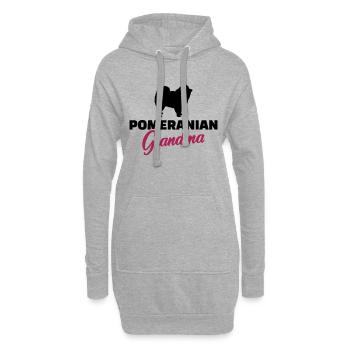 Spitz - Hoodie-Kleid - Grau meliert - Vorne