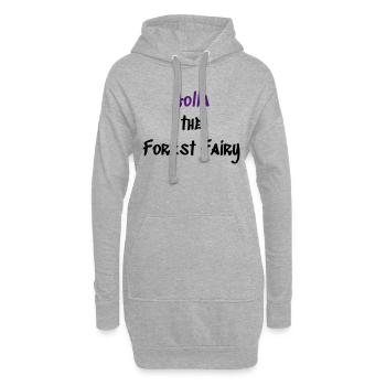 Forest Fairy - Hoodie-Kleid - Grau meliert - Vorne