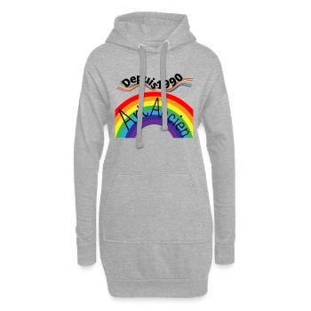 Art ancien ancien depuis 1990 - Sweat-shirt à capuche long Femme - gris chiné - Devant