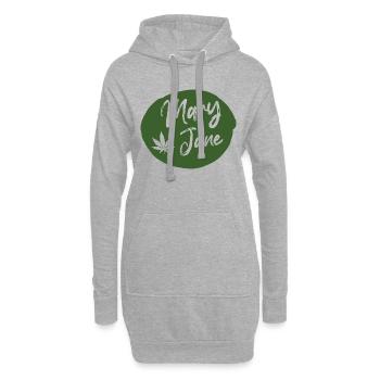 Mary Jane Drop - Hoodie-Kleid - Grau meliert - Vorne