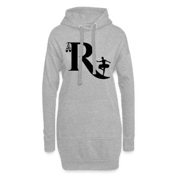 Brief an Ballerina - Hoodie-Kleid - Grau meliert - Vorne
