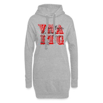 VINTAGE - Hoodie-Kleid - Grau meliert - Vorne