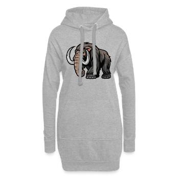 Mammut Bande dessinée - Sweat-shirt à capuche long Femme - gris chiné - Devant